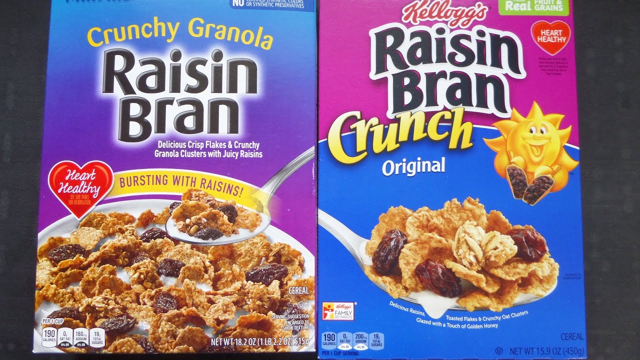 Raisin Bran Crunch vs Raisin Bran: The Difference Between Them - Brand ...